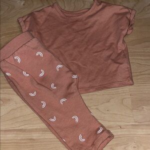 Kids Matching Set in Rust by [Brand]